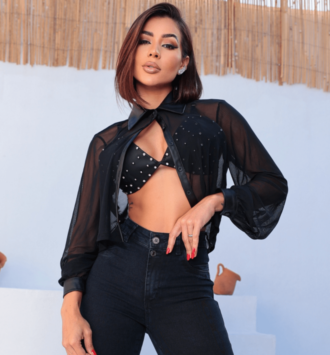 Camisa E Cropped Max